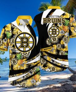 Boston Bruins NHL Flower Classic Full Print Hawaiian Shirt