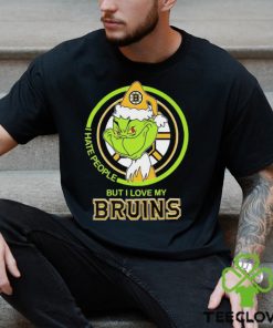 Boston Bruins NHL The Grinch I Hate People But I Love My Boston Bruins Shirt