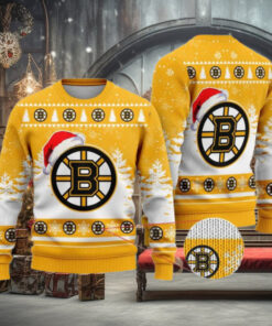 Boston Bruins Sweater for Funny Christmas Gift Ideas and NHL Holiday Fans