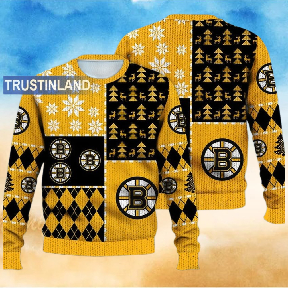 Boston Bruins Ugly Sweater Christmas, Ice Hockey NHL Boston Bruins Ugly Sweater Christmas, Ice Hockey NHL