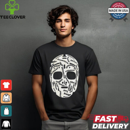 Boston Bruins distressed hockey mask shirt