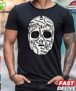 Boston Bruins distressed hockey mask shirt