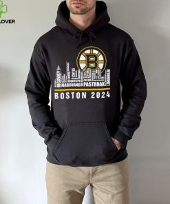 Boston Bruins ice hockey names player skyline logo 2024 shirt 2 Boston Bruins ice hockey names player skyline logo 2024 shirt