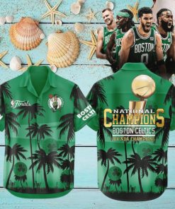 Boston Celtics 18 Time Finals Champions NBA 2024 Hawaiian Shirt