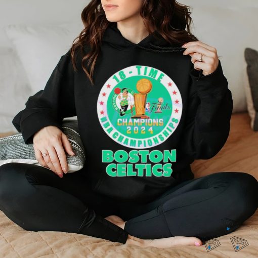 Boston Celtics 18 Time NBA Championships Shirt
