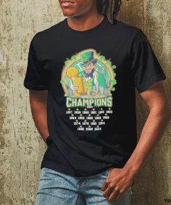 Boston Celtics 18 Times Of Wining 2023 2024 NBA Champions Fan T Shirt
