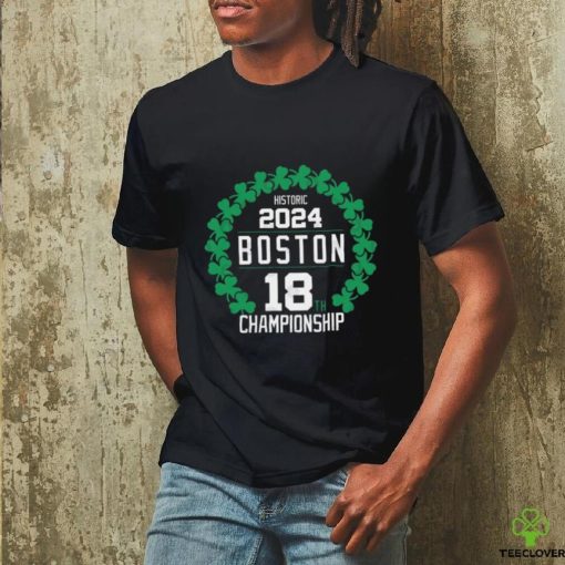 Boston Celtics 18th Championship 18 Clovers Rings Shirt