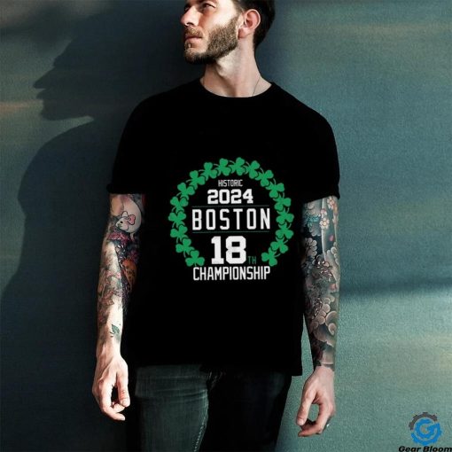 Boston Celtics 18th Championship 18 Clovers Rings Shirt