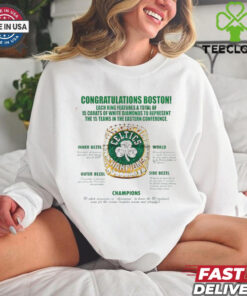 Boston Celtics 18th Ring Champions shirt