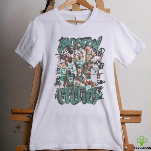 Boston Celtics 2023 2024 NBA Season Team Unisex Heavy Cotton Tee Shirt