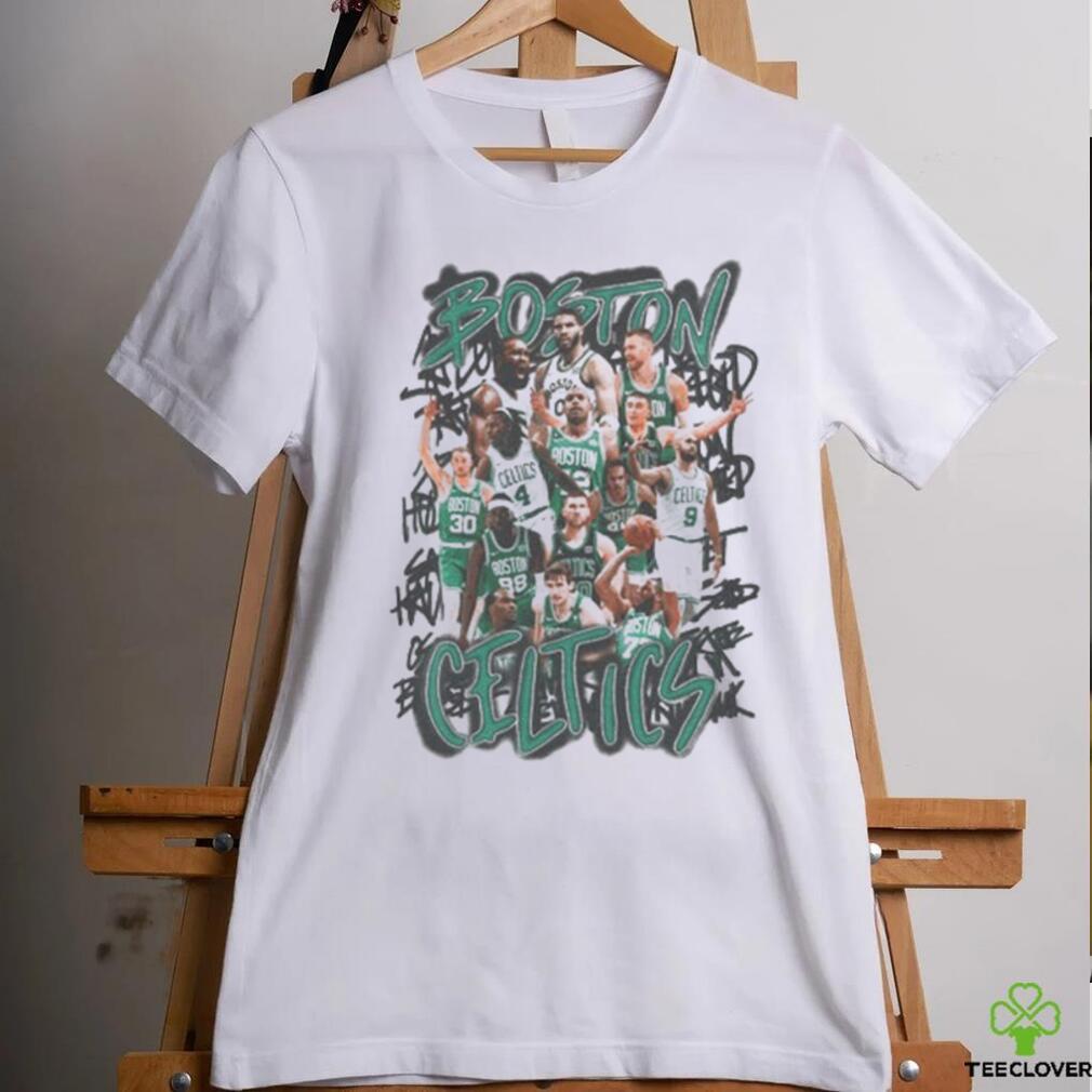 Boston Celtics 2023 2024 NBA Season Team Unisex Heavy Cotton Tee Shirt Boston Celtics 2023 2024 NBA Season Team Unisex Heavy Cotton Tee Shirt