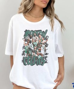 Boston Celtics 2023 2024 NBA Season Team Unisex Heavy Cotton Tee Shirt