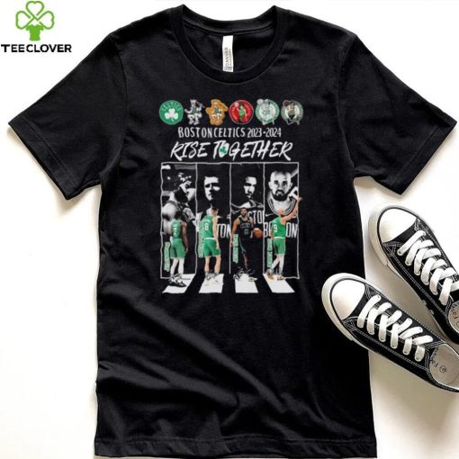 Boston Celtics 2023 2024 Rise Together Abbey Road Signatures Shirt