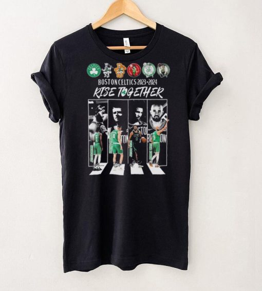 Boston Celtics 2023 2024 Rise Together Abbey Road Signatures Shirt