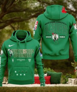 Boston Celtics 2023 NBA Playoffs Mantra Green Hoodie Sweatshirt 3D