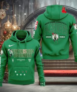Boston Celtics 2023 NBA Playoffs Mantra Green Hoodie Sweatshirt 3D