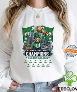 Boston Celtics 2024 Eastern Conference Champions Fan Celebrating NBA shirt