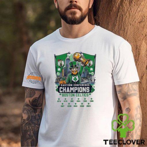 Boston Celtics 2024 Eastern Conference Champions Fan Celebrating NBA hoodie, sweater, longsleeve, shirt v-neck, t-shirt