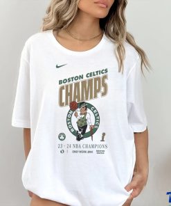 Boston Celtics 2024 NBA Finals Champions Celebration World Champ Shirt