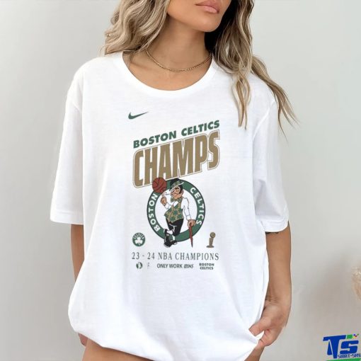 Boston Celtics 2024 NBA Finals Champions Celebration World Champ Shirt