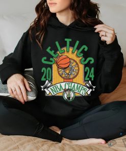 Boston Celtics 2024 NBA Finals Champions Hardwood Banner Tri Blend hoodie, sweater, longsleeve, shirt v-neck, t-shirt