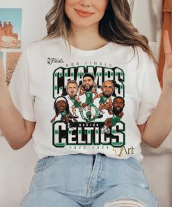 Boston Celtics 2024 NBA Finals Champions Pull Up Jumper Caricature Shirt