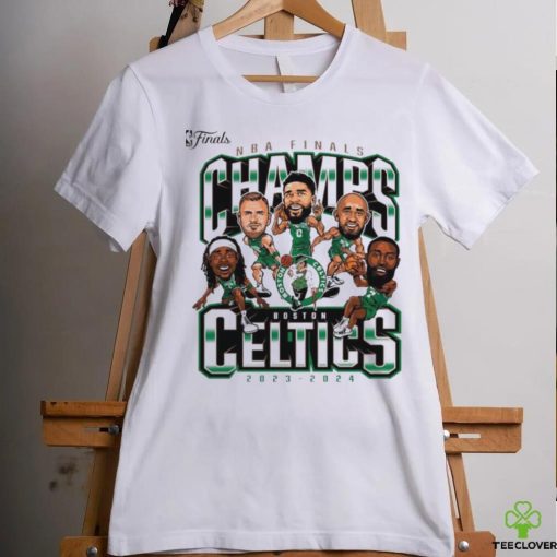 Boston Celtics 2024 NBA Finals Champions Pull Up Jumper Caricature Shirt