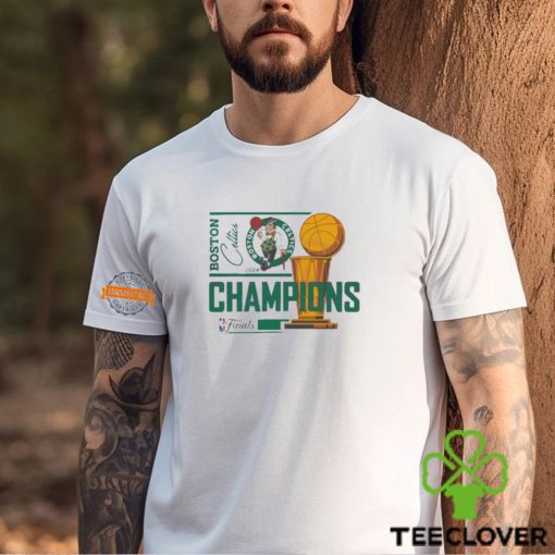 Boston Celtics 2024 NBA Finals Champions Trophy Vintage T Shirt