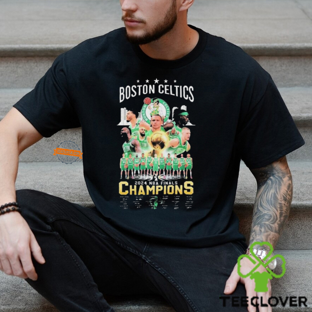Boston Celtics 2024 NBA Finals Champions True Winner Signatures shirt Boston Celtics 2024 NBA Finals Champions True Winner Signatures shirt