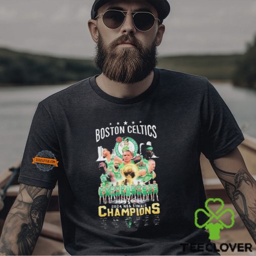 Boston Celtics 2024 NBA Finals Champions True Winner Signatures shirt