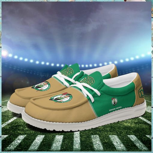 Boston Celtics 2024 Personalized Hey Dude Shoes