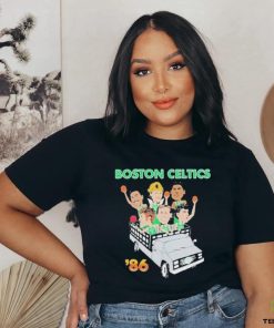Boston Celtics 86 Driving Car Celts Finish NBA 2024 T shirt
