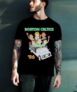 Boston Celtics 86 Driving Car Celts Finish NBA 2024 T shirt