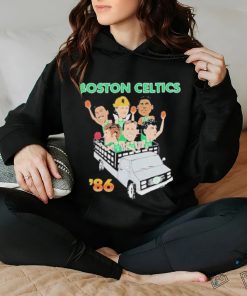 Boston Celtics 86 Driving Car Celts Finish NBA 2024 T shirt