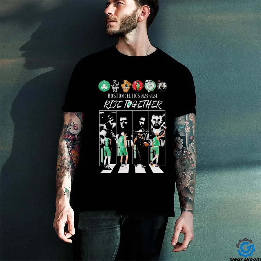 Boston Celtics Abbey Road 2023 2024 Rise Together Signatures Shirt Boston Celtics Abbey Road 2023 2024 Rise Together Signatures Shirt