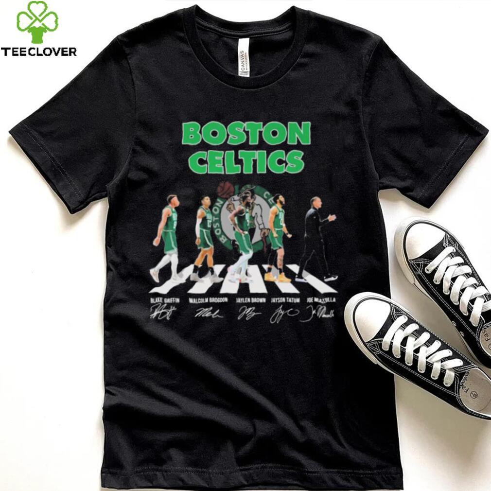 Boston Sports Teams Abbey Road Signatures 2022 Shirt