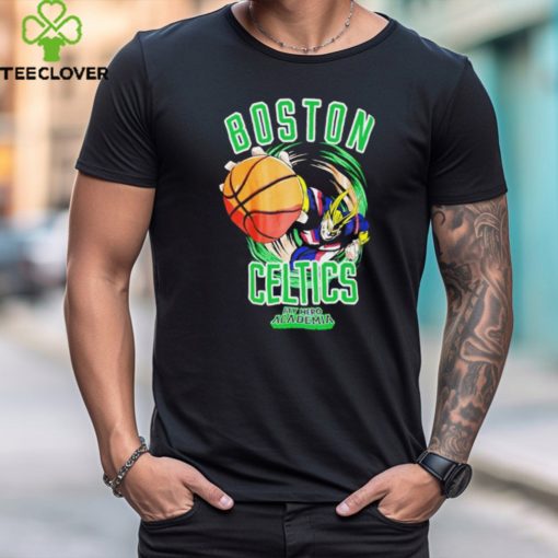 Boston Celtics And My Hero Academia All Might Smash T Shirt