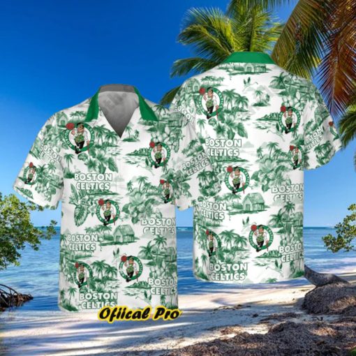 Boston Celtics Authentic Island Vibe Aloha Shirt