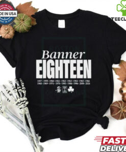 Boston Celtics Banner Eighteen 2024 World Champions 1957 2024 t shirt