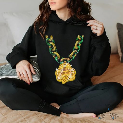Boston Celtics Basketball 18 Champs Shamrock Chain shirt