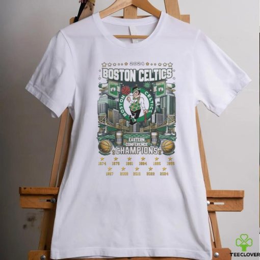 Boston Celtics Basketball Team 2024 Eastern Conference Champions T Shirt
