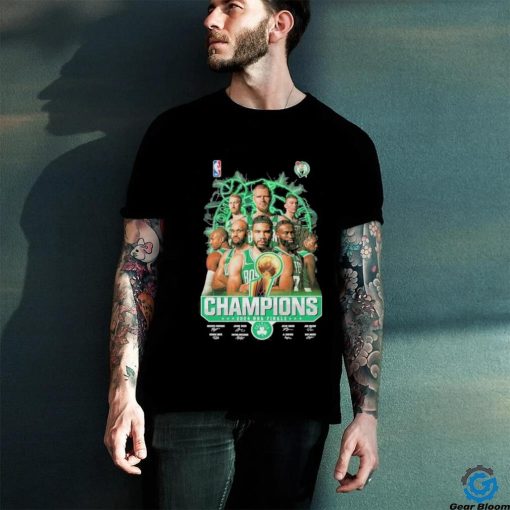 Boston Celtics Basketball Team 2024 NBA Finals Champions Fan Celebrating T Shirt