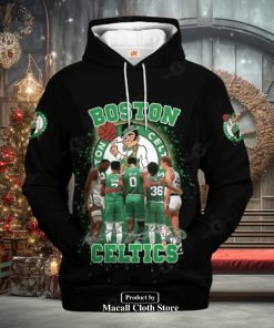 Boston Celtics Black Style V2 Jogger Hoodie Sweathoodie, sweater, longsleeve, shirt v-neck, t-shirt 3D