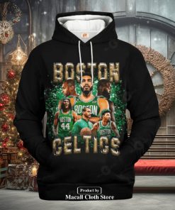 Boston Celtics Black Style V3 Jogger Hoodie Sweathoodie, sweater, longsleeve, shirt v-neck, t-shirt 3D