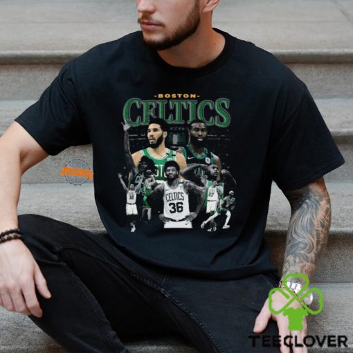 Boston Celtics Bootleg Vintage Sports Team Rap Tee T Shirt