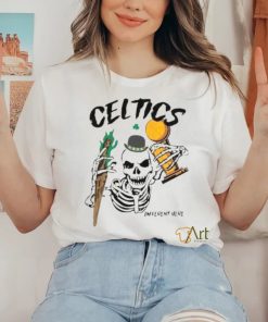 Boston Celtics Championship Skeleton Trophy Shirt