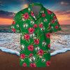 Boston Celtics Cute Flower Hibiscus Tropical Hawaiian Shirt And Shorts