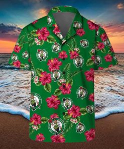 Boston Celtics Cute Flower Hibiscus Tropical Hawaiian Shirt And Shorts
