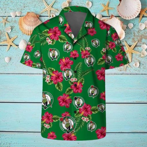 Boston Celtics Cute Flower Hibiscus Tropical Hawaiian Shirt And Shorts