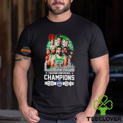 Boston Celtics Eastern Conference Champions 2024 Hall Of Fame Skyline hoodie, sweater, longsleeve, shirt v-neck, t-shirt